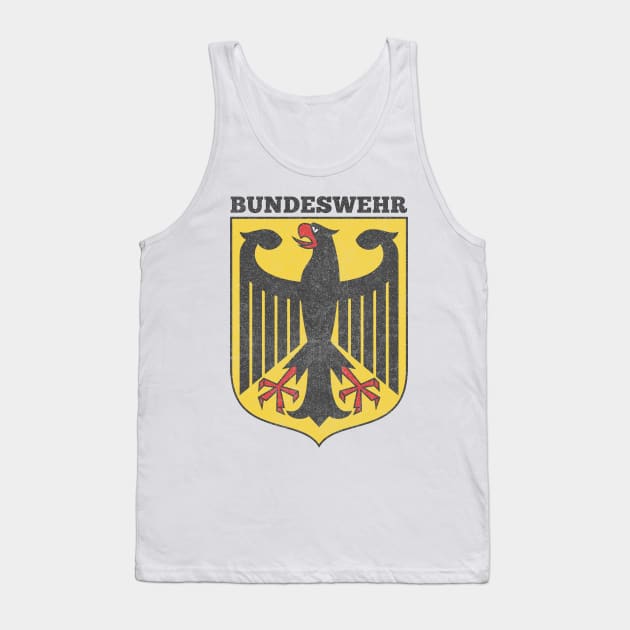 Bundeswehr / Deutsche German Coat Of Arms Faded Design #2 Tank Top by DankFutura